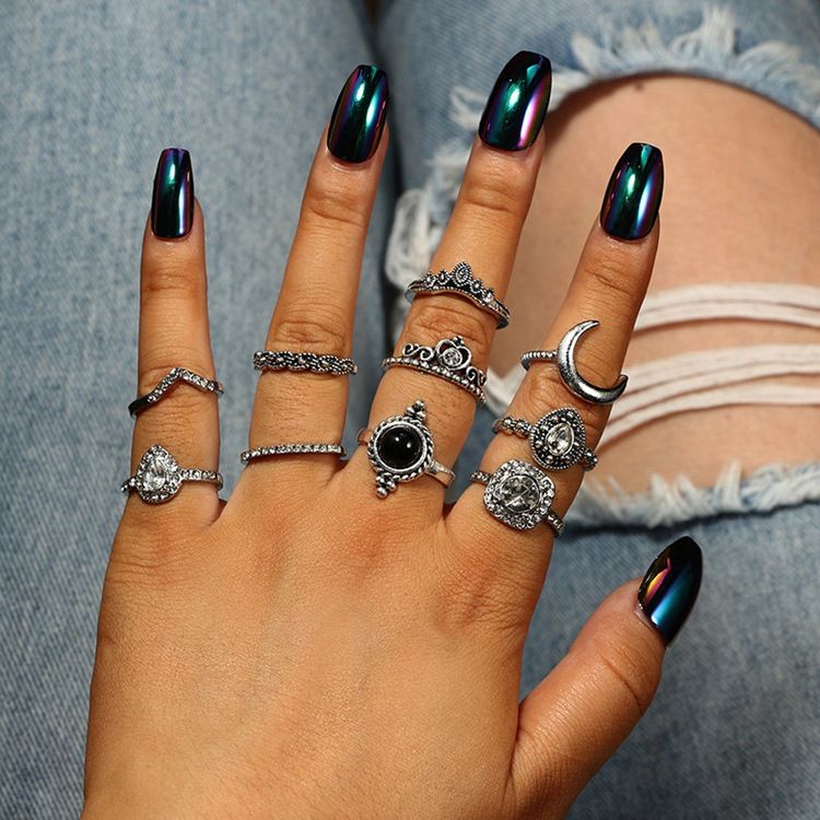 Vintage Diamante Holiday Damringar