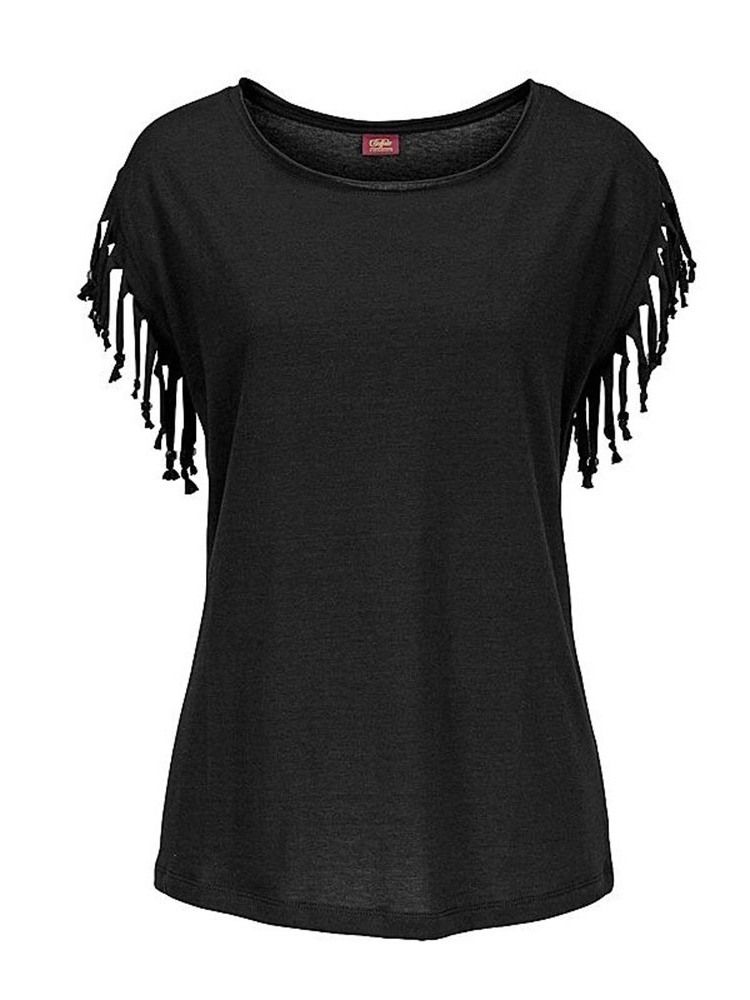 Tofs Rund Hals Enkel Kortärmad T-Shirt