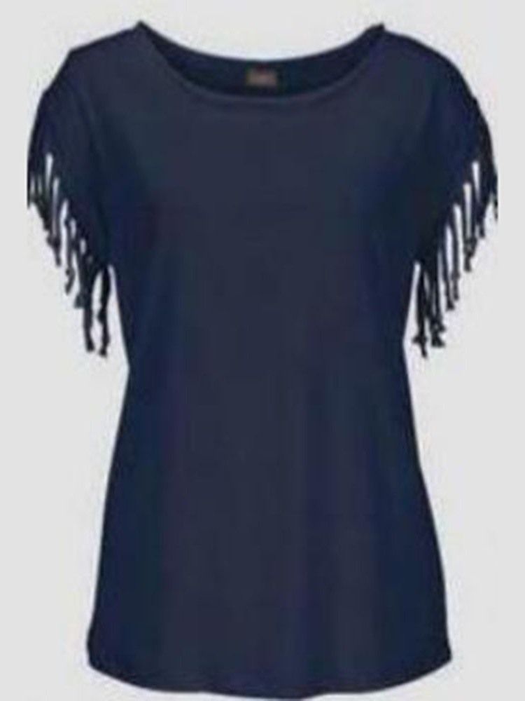 Tofs Rund Hals Enkel Kortärmad T-Shirt