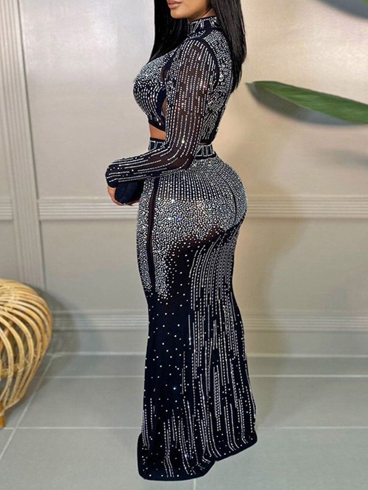 Diamantkjol Western Mermaid Pullover I Två Delar