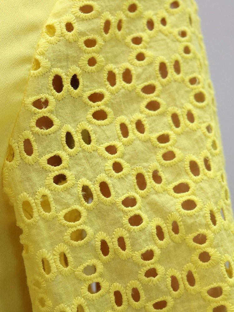 Patchwork Skjorta Vanlig Tvådelad Uppsättning Damklänningsset