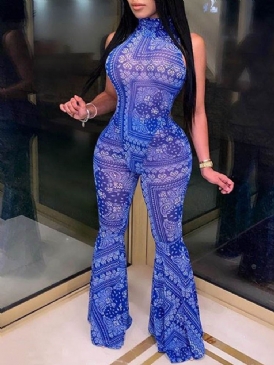 Print Western Jumpsuit Turtleneck Breda Ben Dam Tvådelade Set