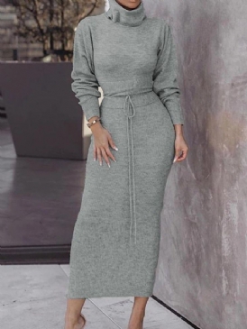 Sweet Kjol Vanlig Pullover Bodycon Tvådelade Damset