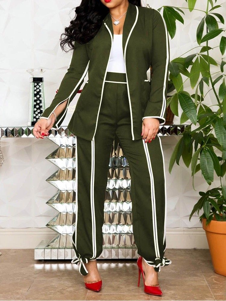 Western Bowknot Kappa Inslagna Kvinnors Tvådelade Set