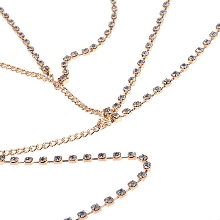 Vanlig Diamante Anklet (Bara 1 Bild)