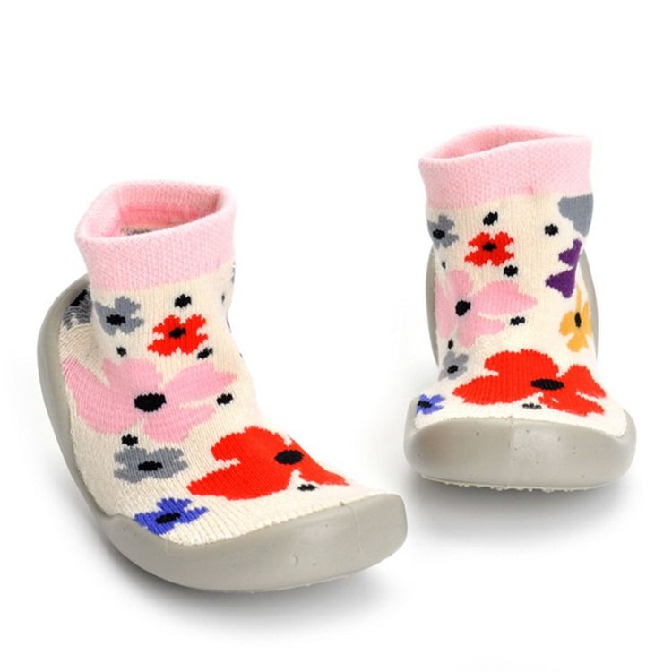 Blommiga Slip-On Småbarnsskor