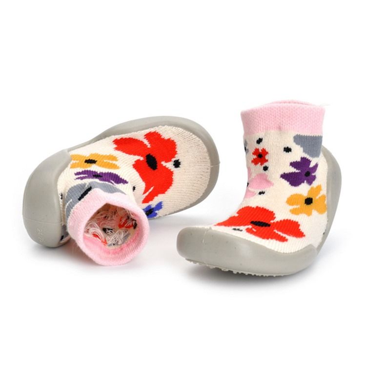 Blommiga Slip-On Småbarnsskor