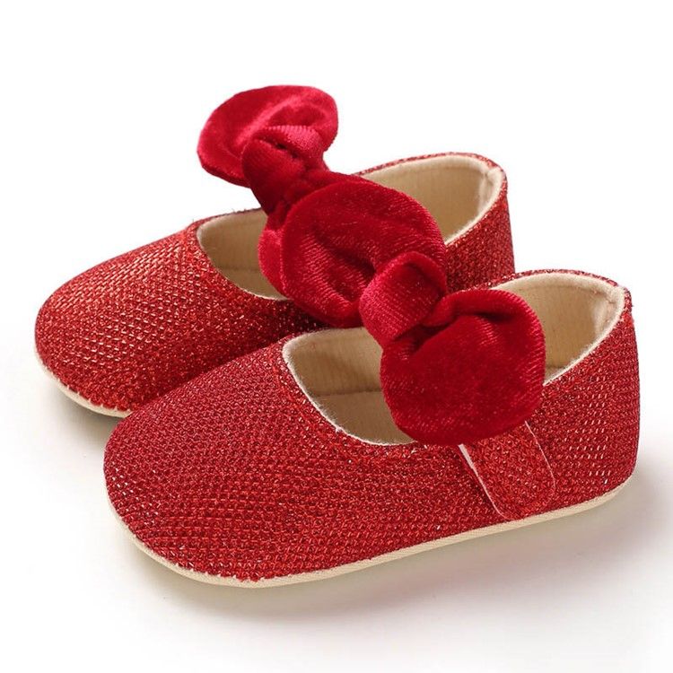 Bomull Bowknot Småbarnsskor