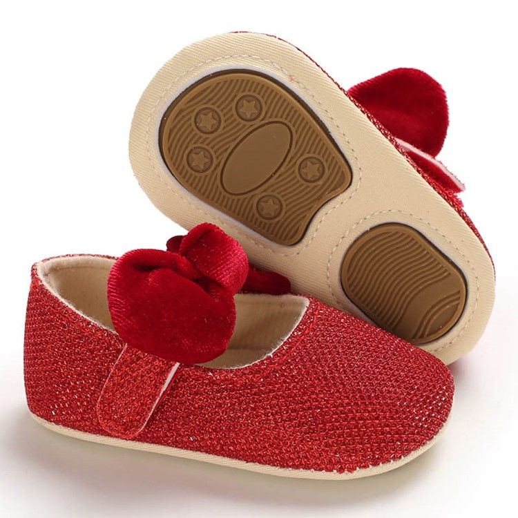 Bomull Bowknot Småbarnsskor