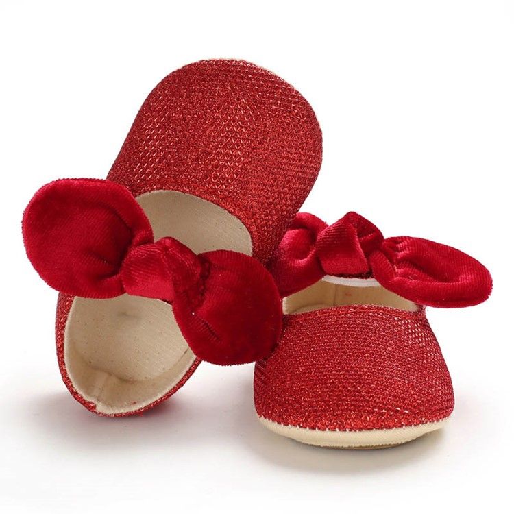 Bomull Bowknot Småbarnsskor