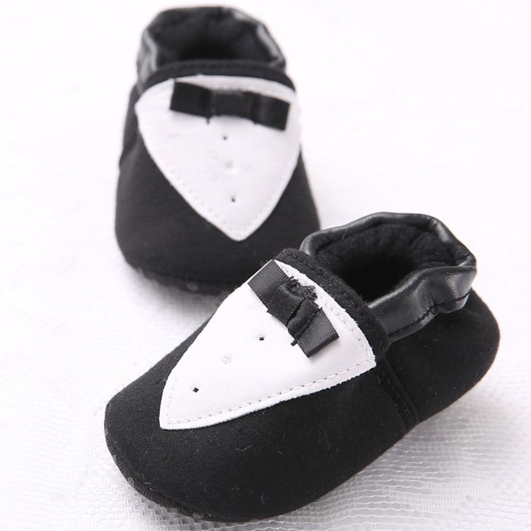 Bowknot Color Block Slip-On Småbarnsskor