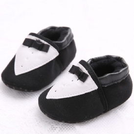 Bowknot Color Block Slip-On Småbarnsskor