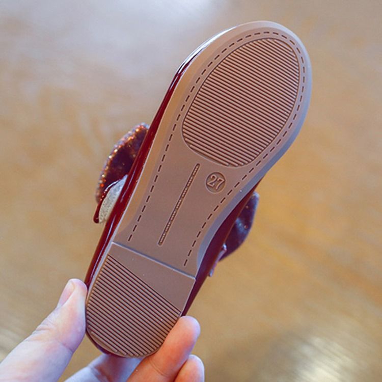 Bowknot Spring Round Toe Skor