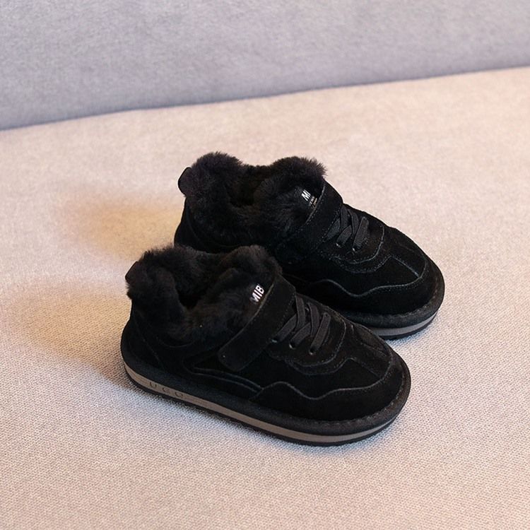 Enkla Snörning Baby Winte Sneakers
