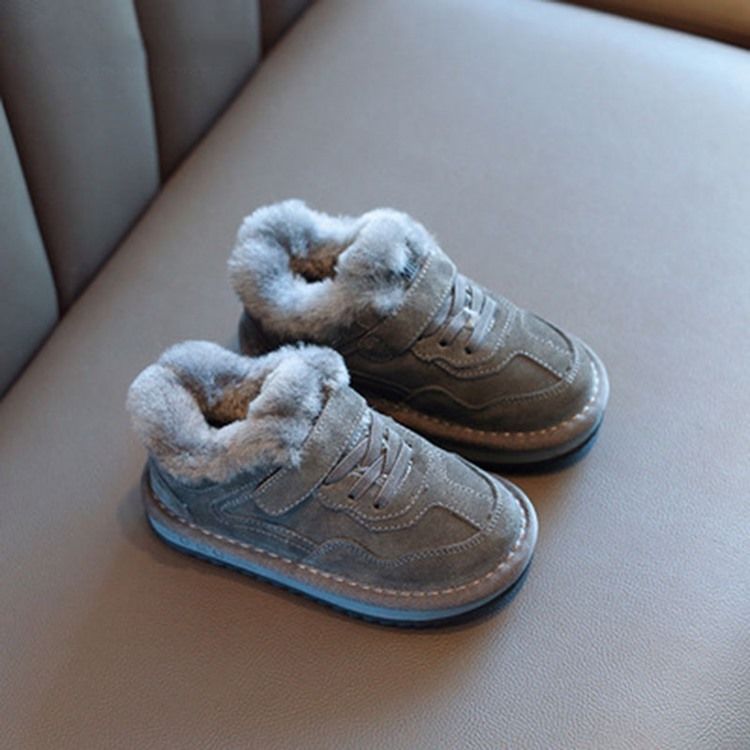 Enkla Snörning Baby Winte Sneakers