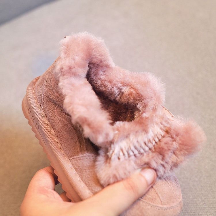 Enkla Snörning Baby Winte Sneakers