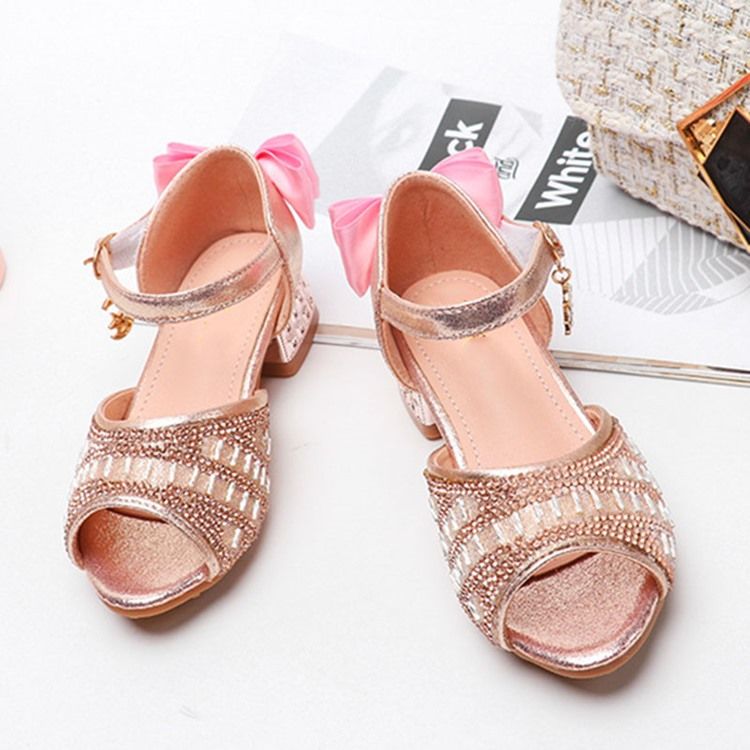 Lågskurna Sandaler I Övre Peep Toe