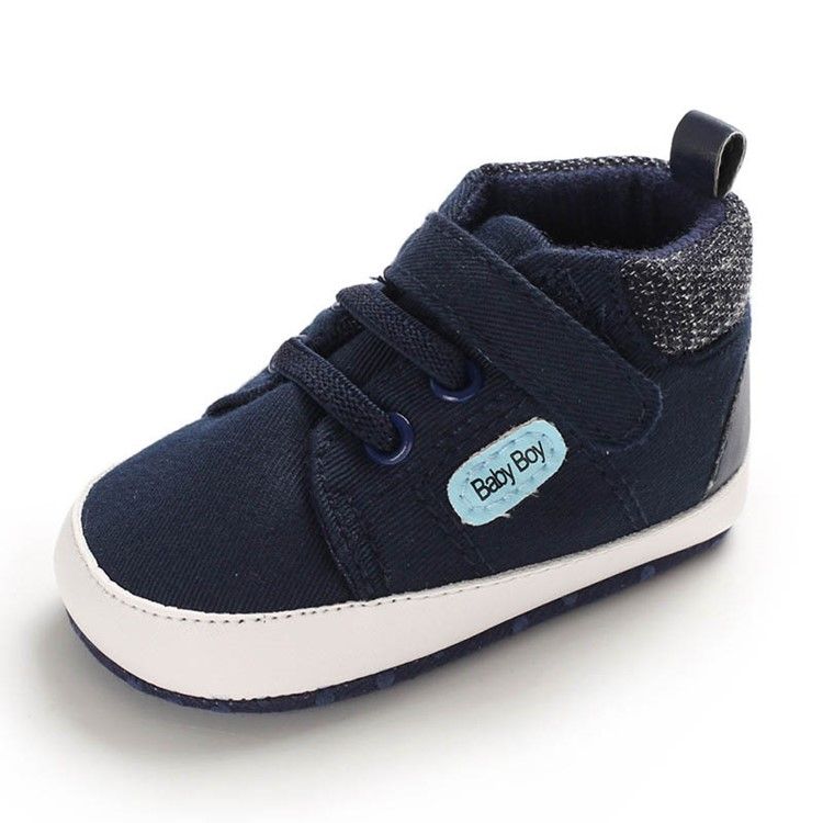 Patchwork Babyskor Med Snörning Unisex