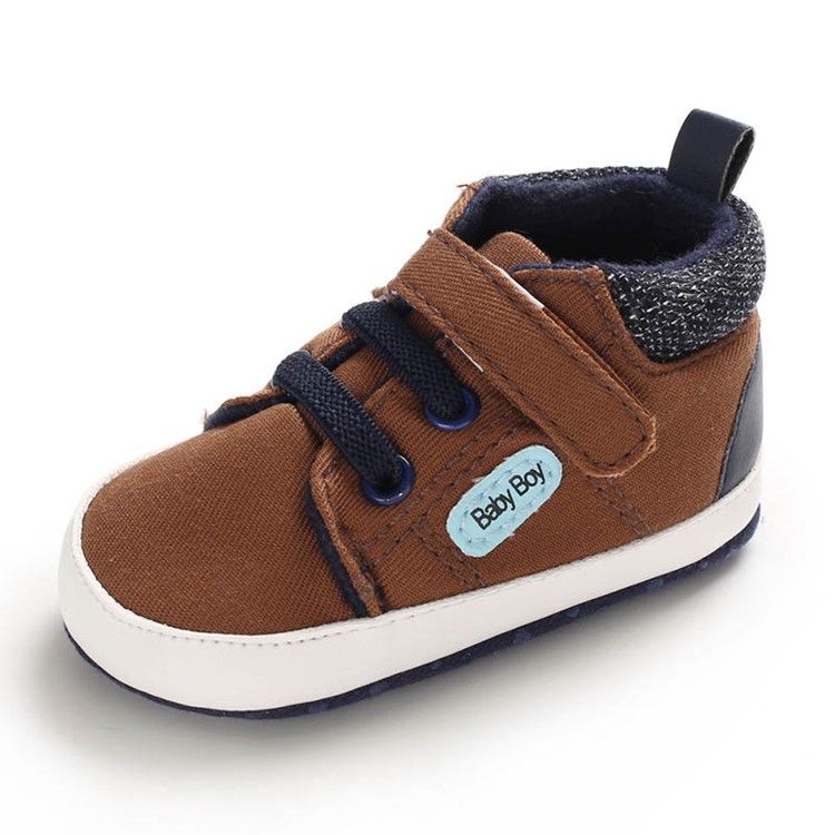 Patchwork Babyskor Med Snörning Unisex
