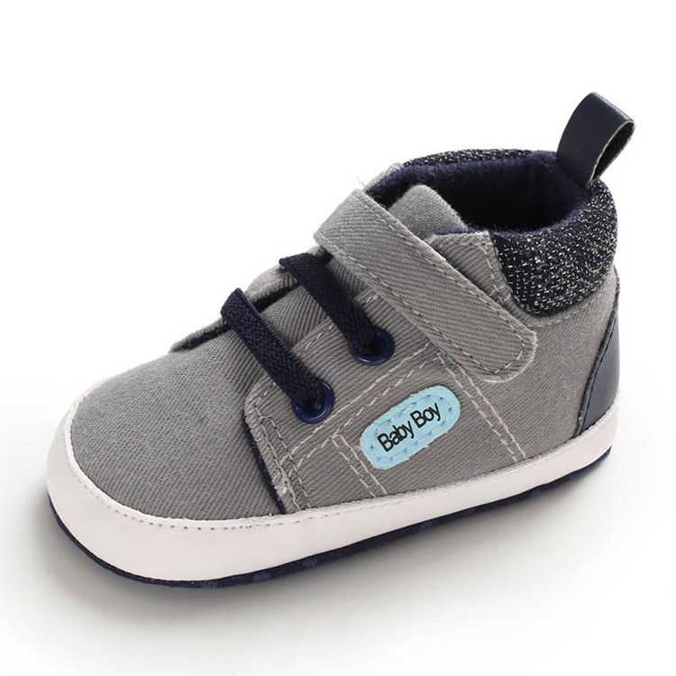 Patchwork Babyskor Med Snörning Unisex