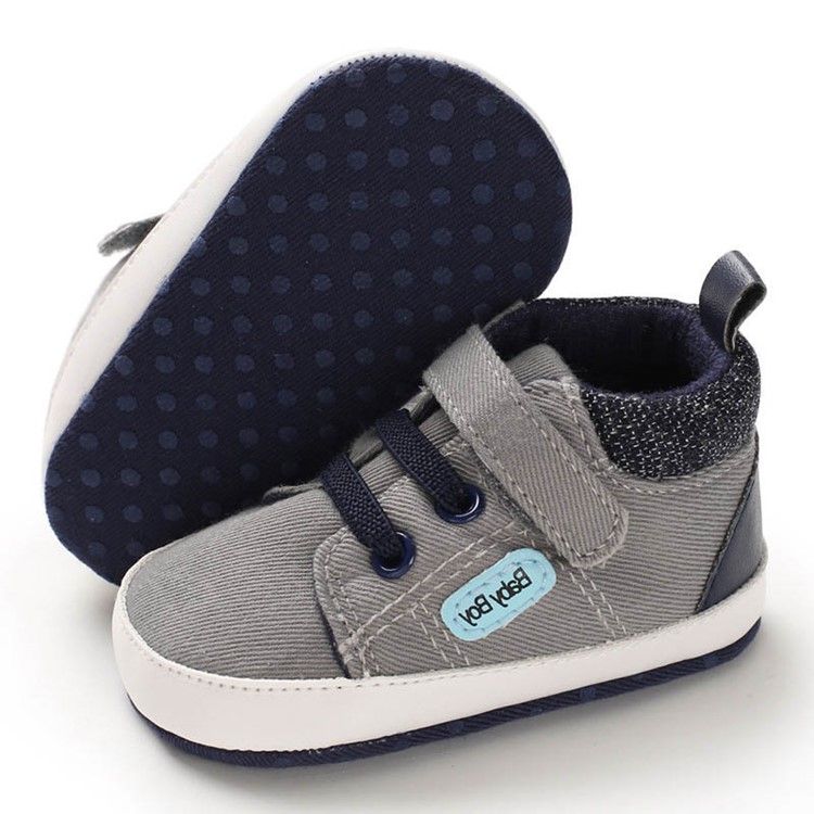 Patchwork Babyskor Med Snörning Unisex