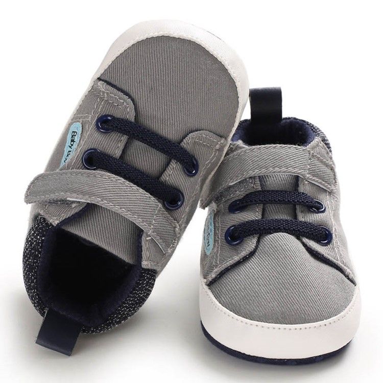 Patchwork Babyskor Med Snörning Unisex