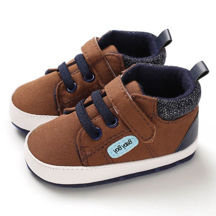 Patchwork Babyskor Med Snörning Unisex