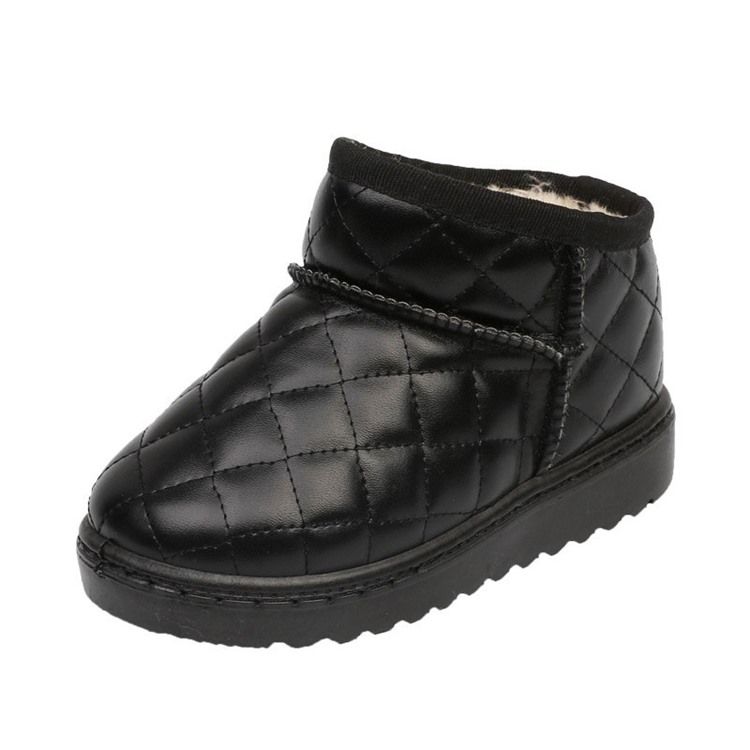 Pu Slip-On Baby Vinterstövlar