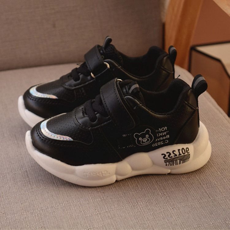 Rund Tå Tråd Casual Sneakers För Barn