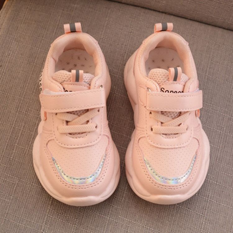 Rund Tå Tråd Casual Sneakers För Barn