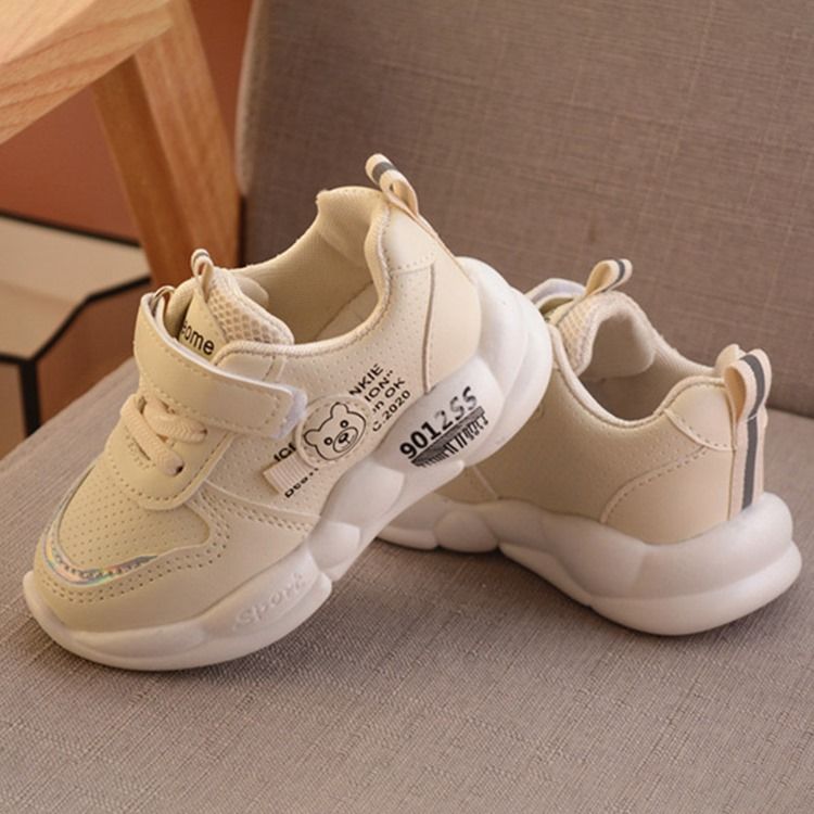 Rund Tå Tråd Casual Sneakers För Barn