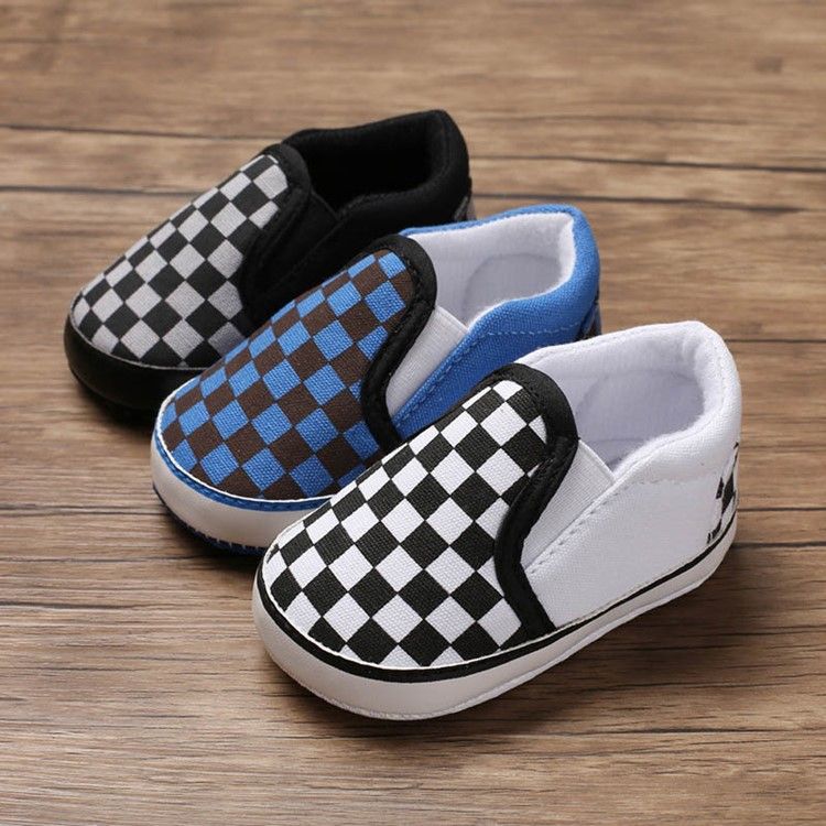 Rutiga Slip-On Småbarnsskor