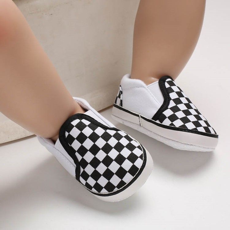 Rutiga Slip-On Småbarnsskor