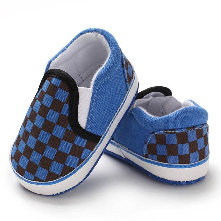 Rutiga Slip-On Småbarnsskor