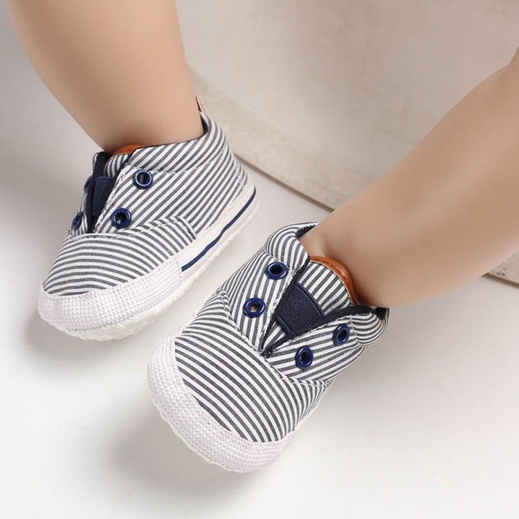 Stripe Slip-On Baby Småbarnsskor