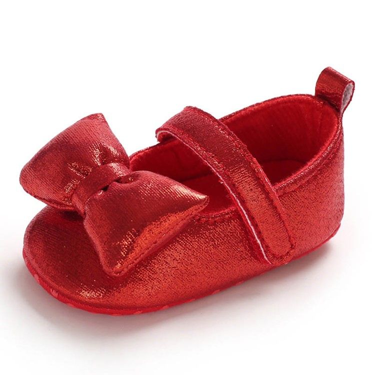 Vanliga Bowknot Småbarnsskor