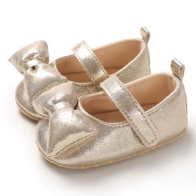 Vanliga Bowknot Småbarnsskor