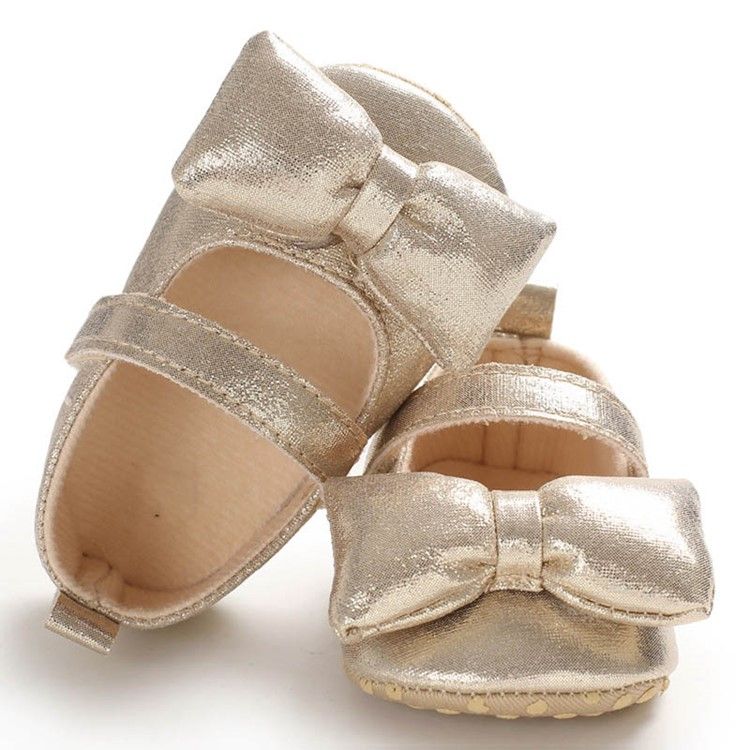 Vanliga Bowknot Småbarnsskor