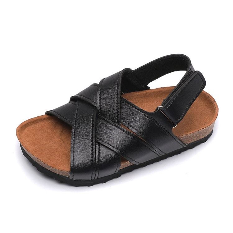 Vanliga Lågskurna Sandaler I Övre Öppen Tå