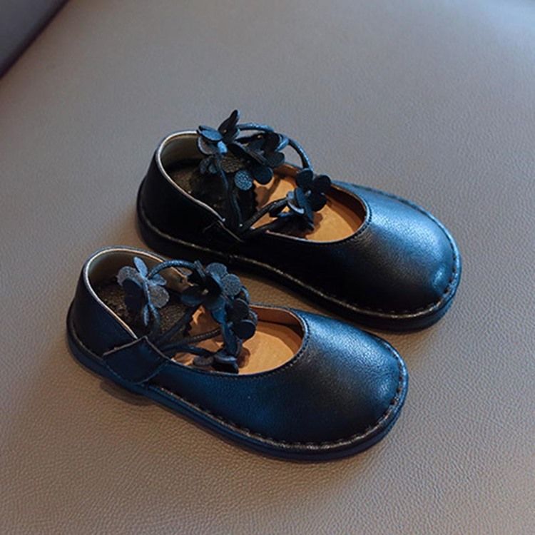 Vanliga Runda Tå Fall Baby Princess Skor