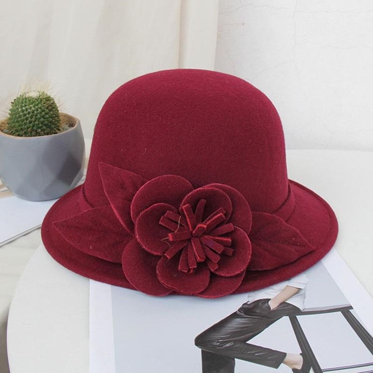 3D Ullblandningar Fedora-Hatt