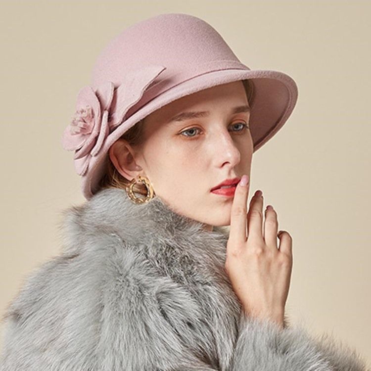 3D Ullblandningar Fedora-Hatt