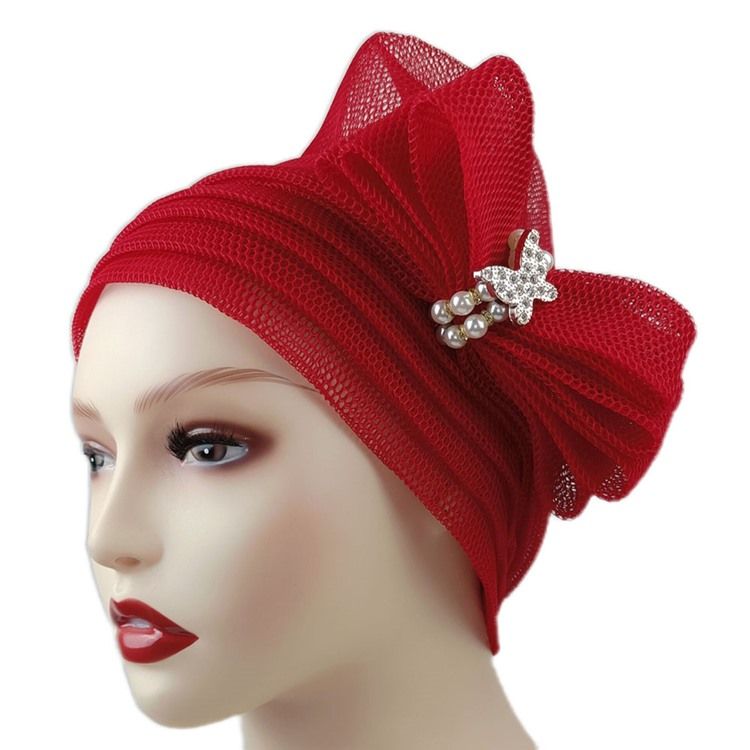 Bead Ethnic Plain Vinter hattar