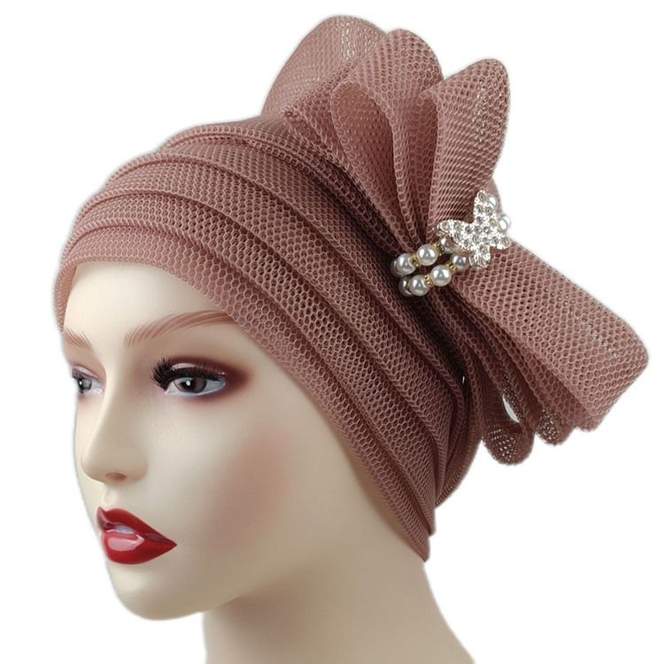 Bead Ethnic Plain Vinter hattar