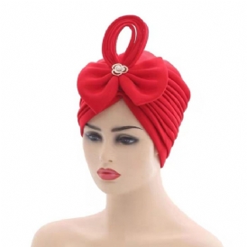 Bowknot Vanliga Vinterhattar I Bomull