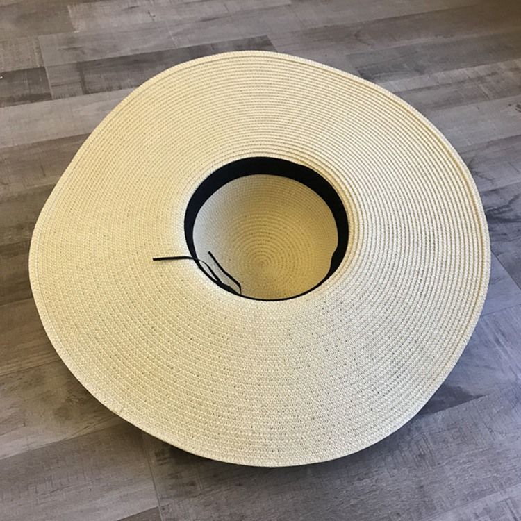 Broderi Blommig Solhatt