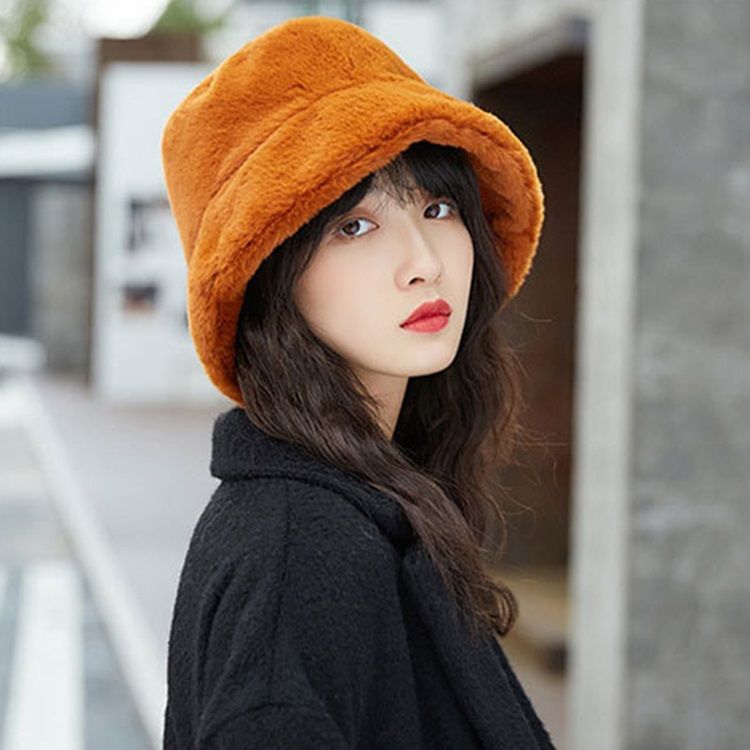 Bucket Fur Spring Sweet Vanliga hattar