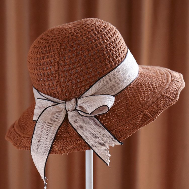 Bucket Lace Bomull Vanlig Hösthatt