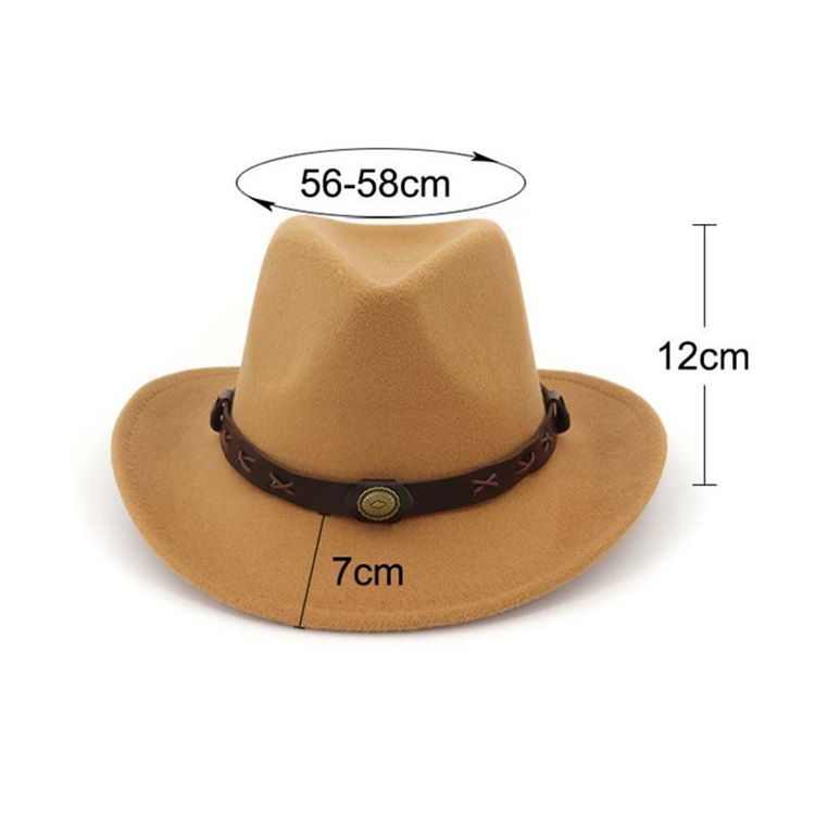 Cowboyhatt Hemming Plain Våren hattar