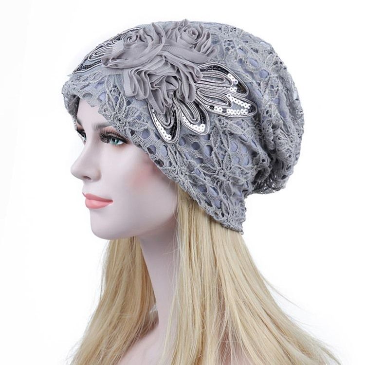 Fabulous Hollow Out Spets Dam Hatt För Höst Och Vinter